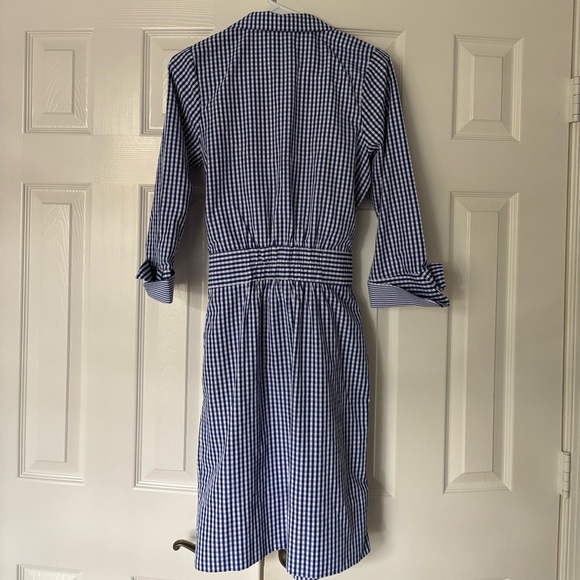Gretchen Scott breezy blouson dress navy/white XS - Picture 5 of 6